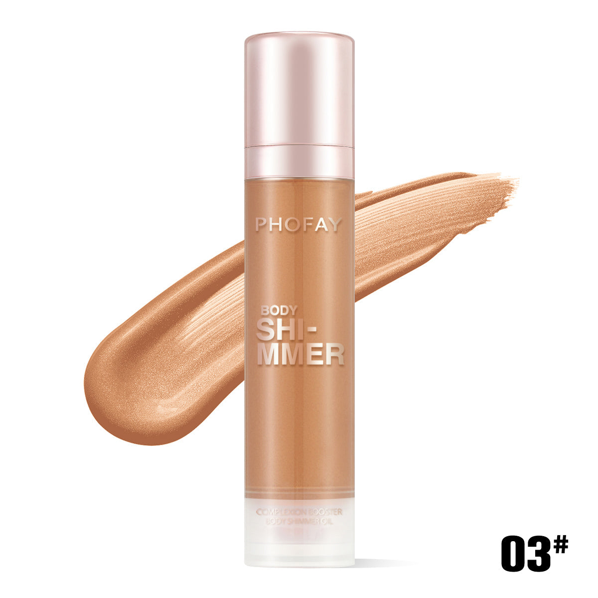 PHOFAY Body Shimmer Oil – Lightweight Glow Oil (25 mL, 4 Shades)