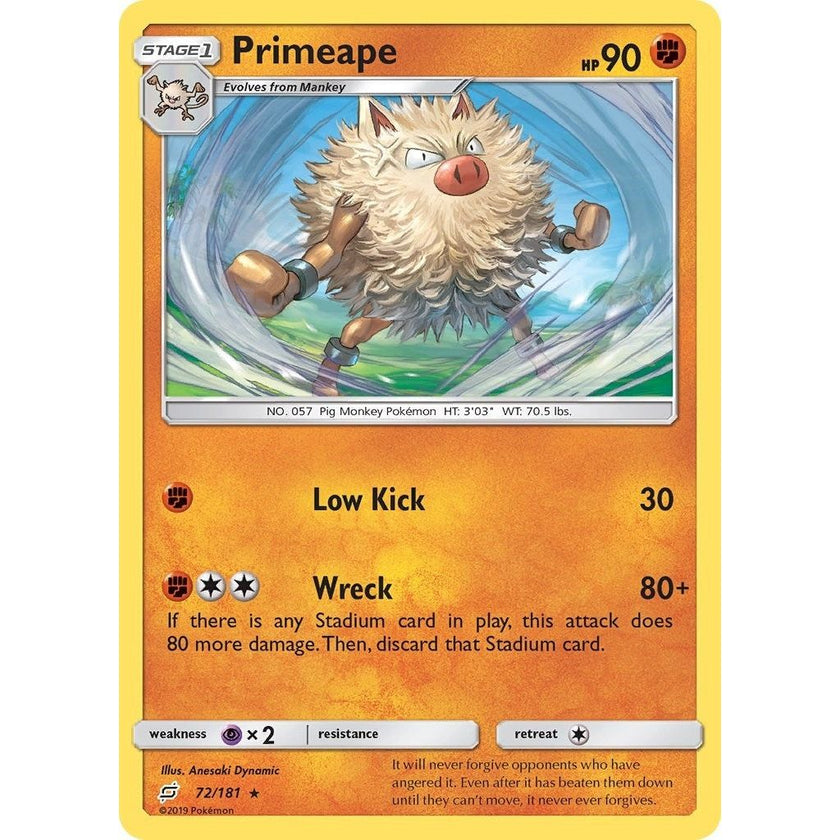 Primeape (72/181) (SM9)