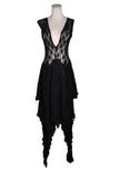 FLORAL-IN Women High Low Dresses Regular fit in Black - M