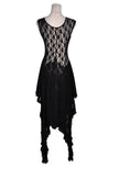 FLORAL-IN Women High Low Dresses Regular fit in Black - M