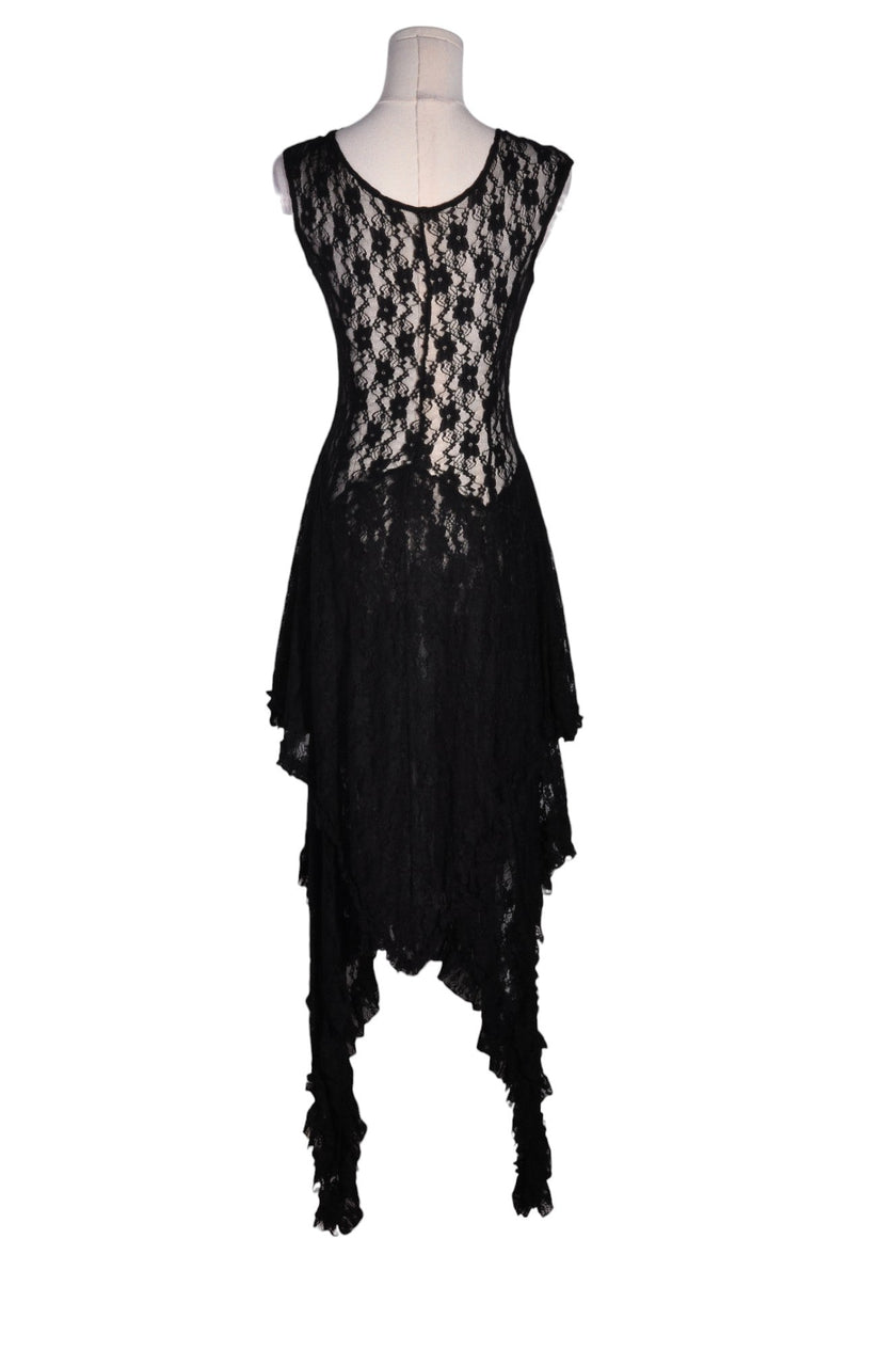 FLORAL-IN Women High Low Dresses Regular fit in Black - M