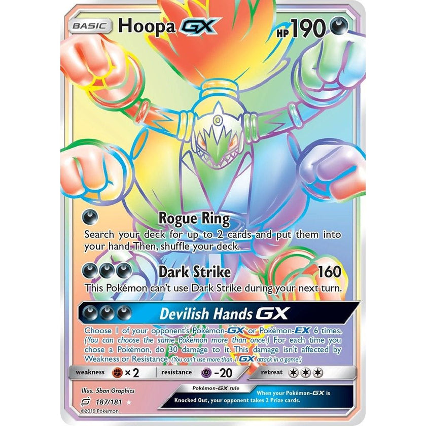 Hoopa GX (Secret) (187/181) (SM9)