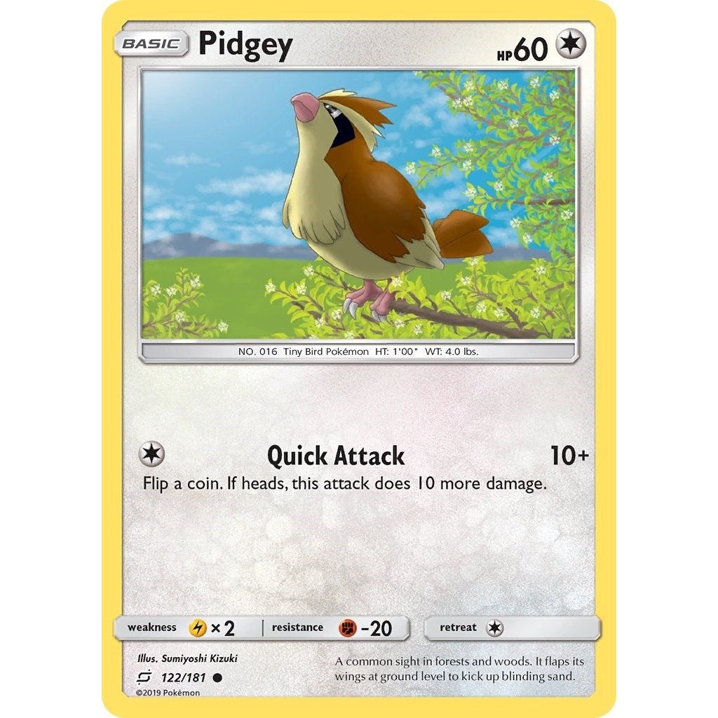 Pidgey (122) (122/181) (SM9)