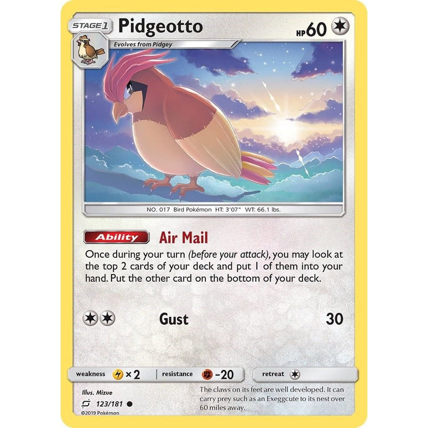 Pidgeotto (123/181) (SM9)