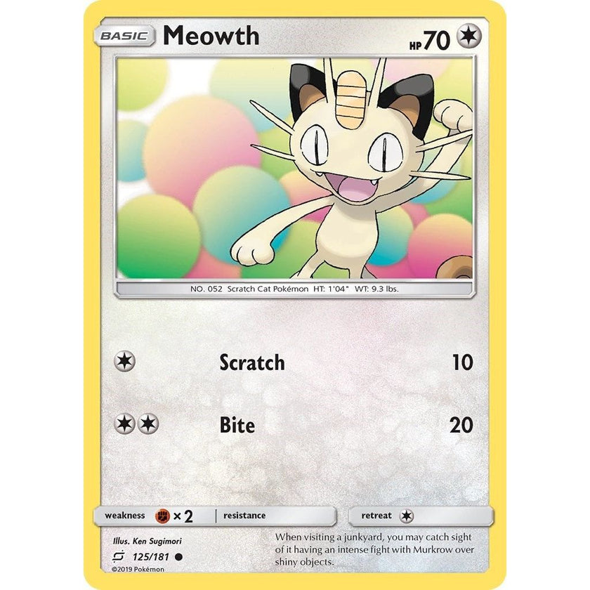 Meowth (125/181) (SM9)