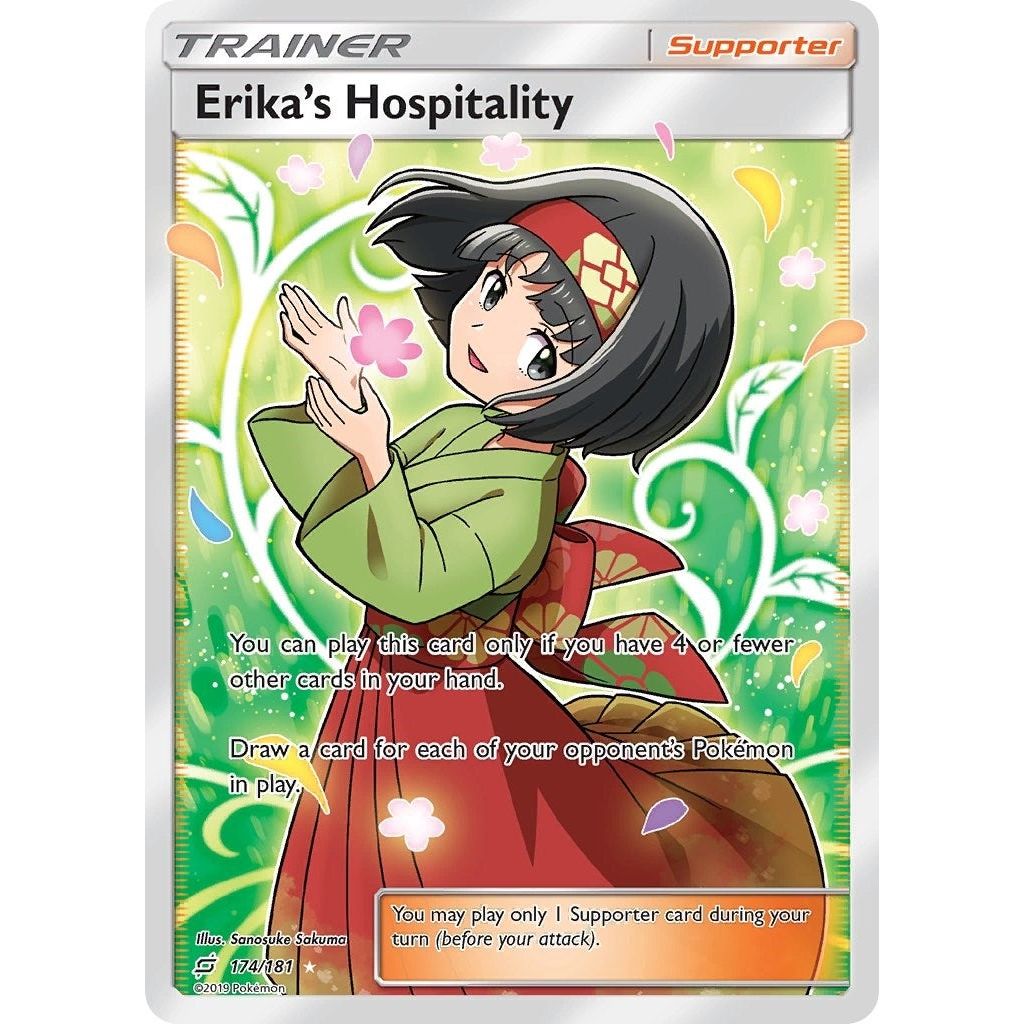 Erika's Hospitality (Full Art) (174/181) (SM9)