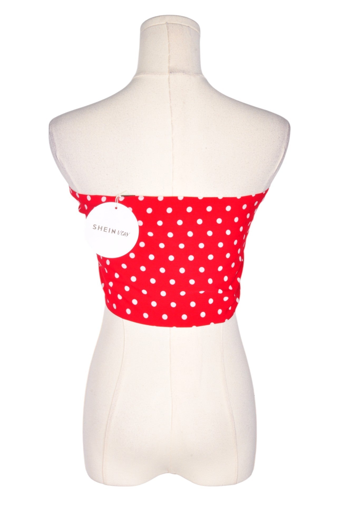SHEIN Women Crop Tops Regular fit in Red - L