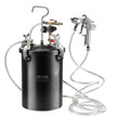 Spray Paint Pressure Pot Tank 15L 3.75gal Spray Gun Hoses Pressure Gauge