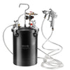 Spray Paint Pressure Pot Tank 15L 3.75gal Spray Gun Hoses Pressure Gauge