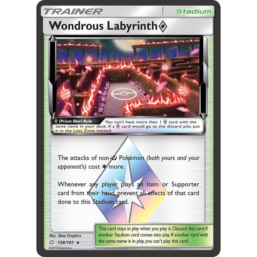 Wondrous Labyrinth Prism Star (158/181) (SM9)