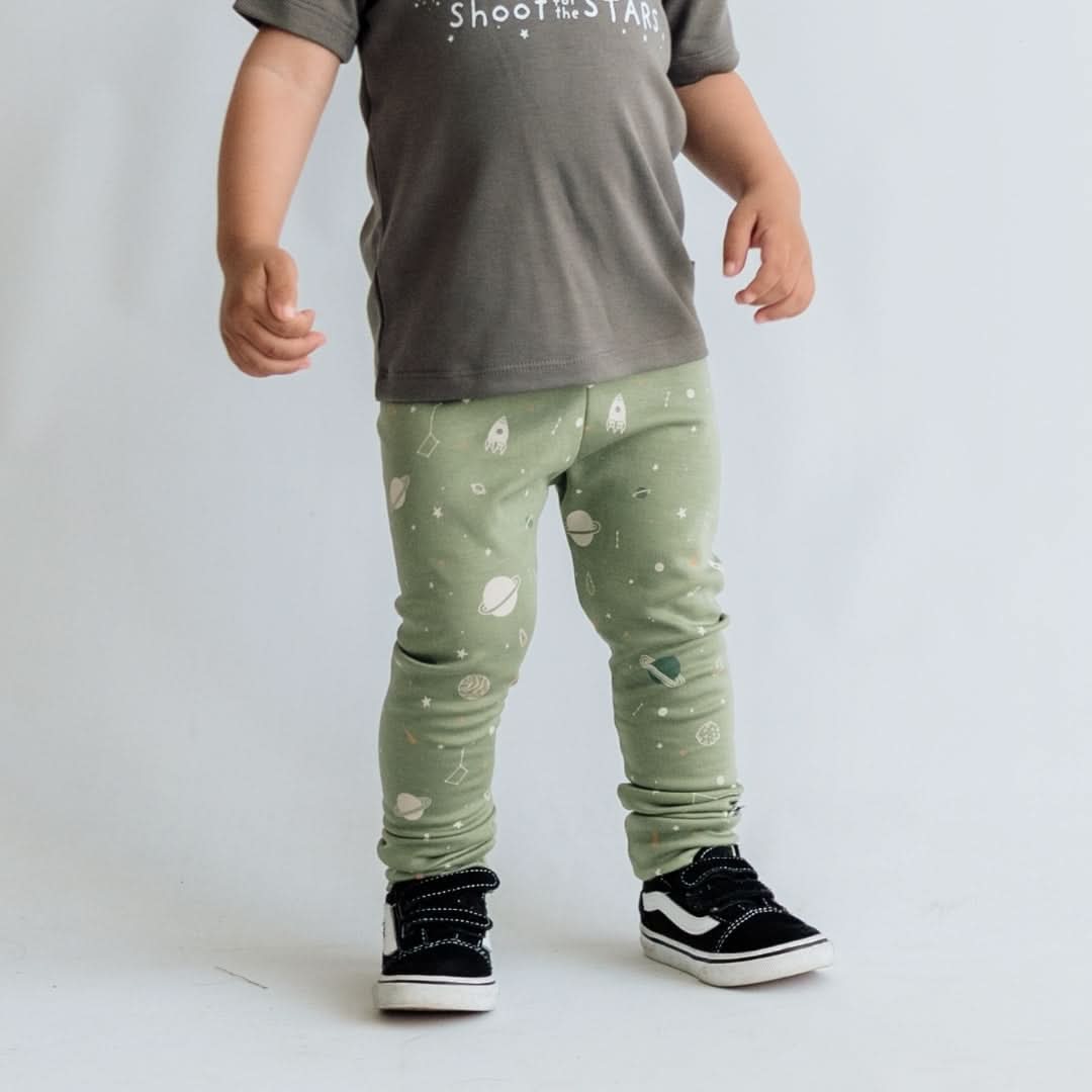 Kids' Bamboo Leggings | Graphite