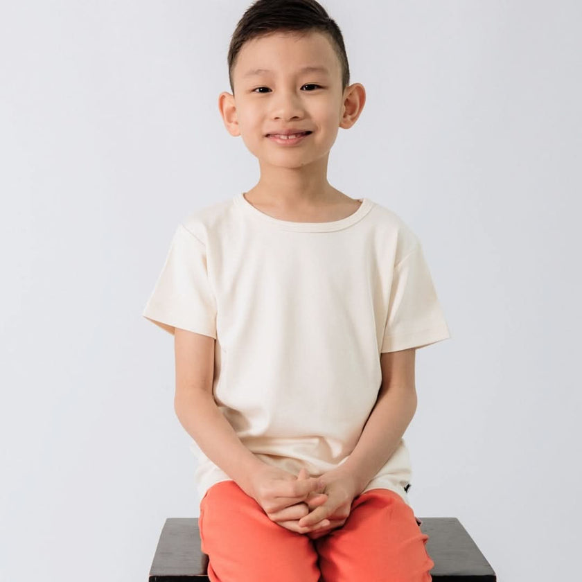 Youth Bamboo T-Shirt | Tangerine Crush