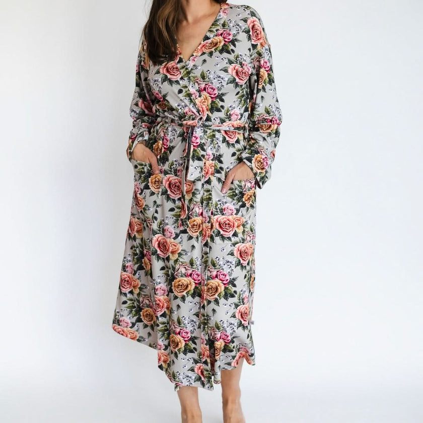 Ladies’ Bamboo Robe | Olive