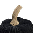 9.5 Black Velvet Pumpkin Large, For Holiday Halloween Decor