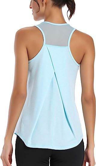 Mesh Yoga Sports Running Vest Sleeveless Workout Tank top women