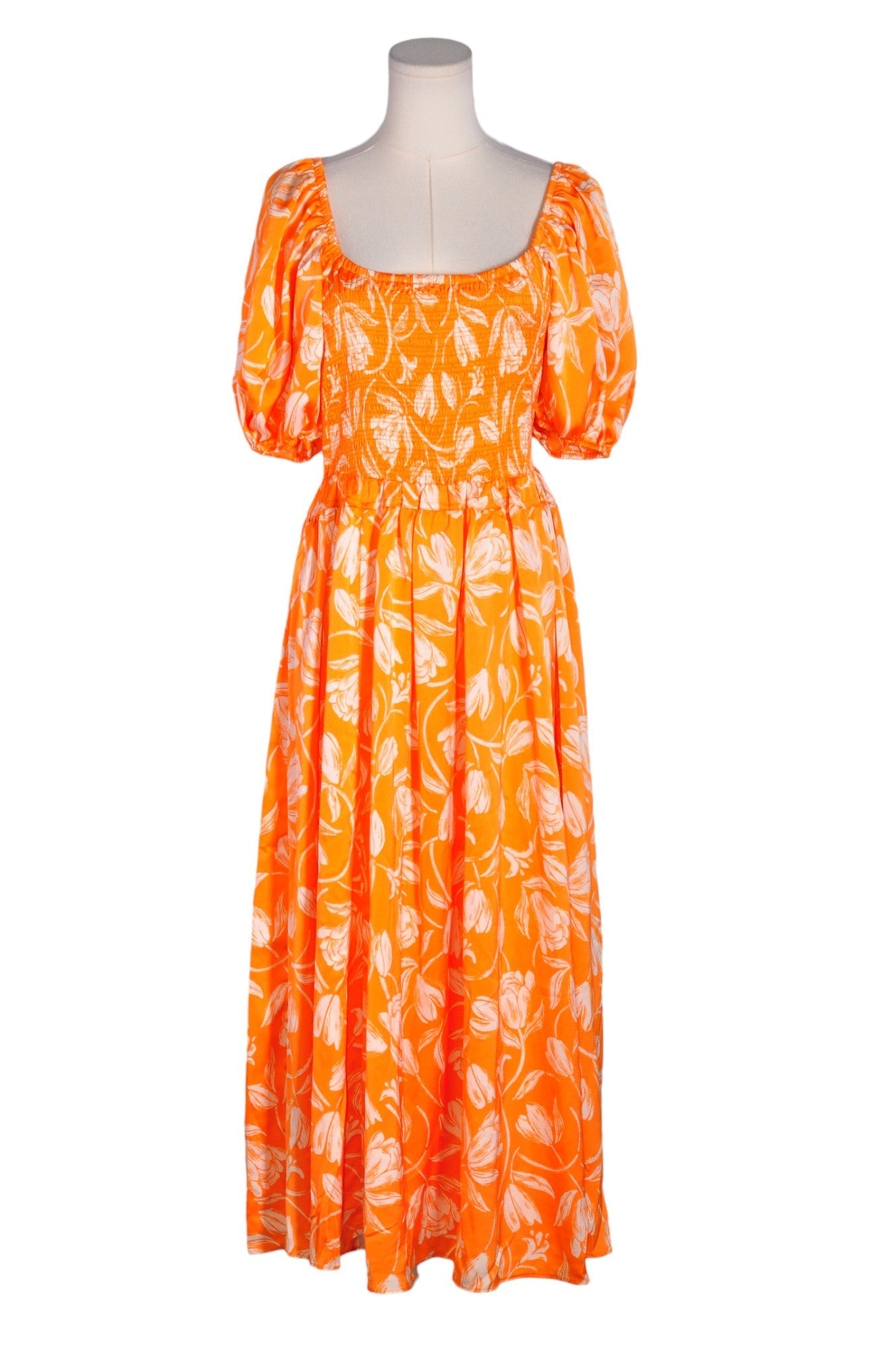 MOON RIVER Women Midi Dresses Regular fit in Orange - M