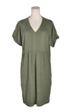 BRIGGS Women A-Line Dresses Regular fit in Green - L