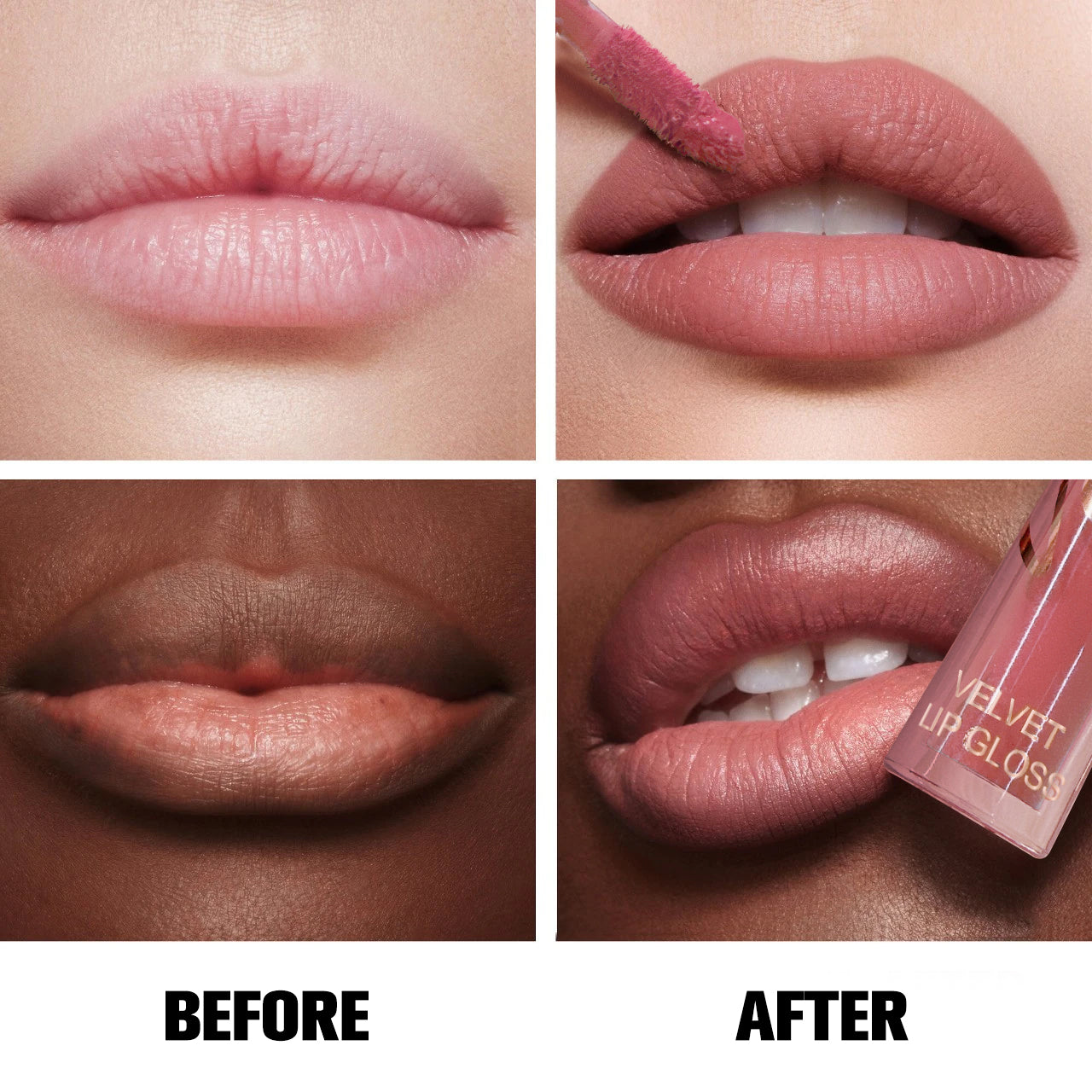 PHOFAY Velvet Lip Gloss – Weightless Matte Finish, 3ml (8 Shades)