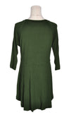 POPANA Women Tunics Regular fit in Green - L