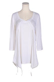 DOLCEZZA Women Tunics Regular fit in White - XL
