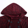 Turtleneck hooded sweater