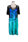 DOLCEZZA Women Drop Waist Dresses Regular fit in Green - L
