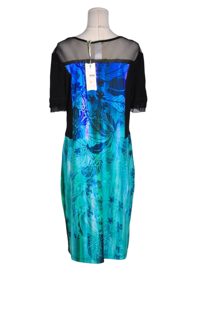 DOLCEZZA Women Drop Waist Dresses Regular fit in Green - L