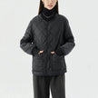 Quilted Padded Coat Winter Jacket With Pockets Lightweight Outerwear For Women's Clothing