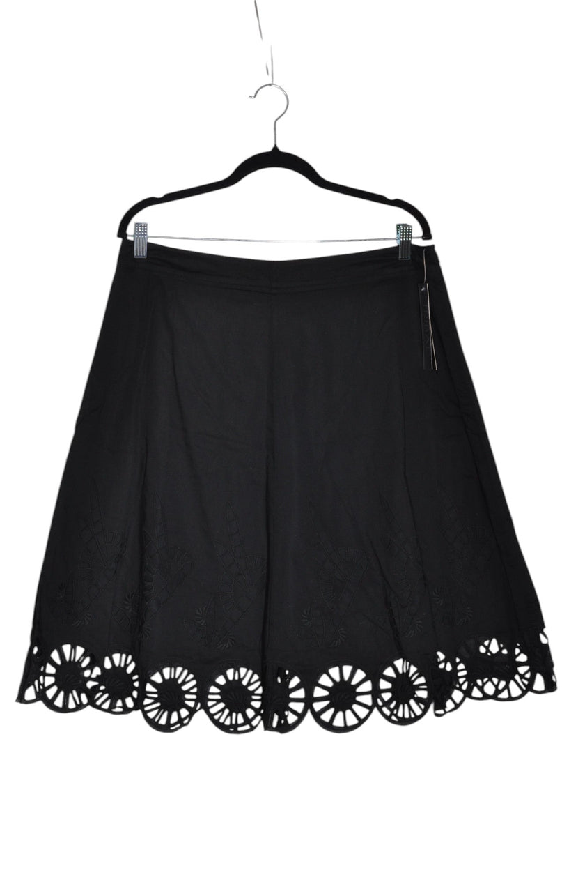 TRIBAL Women A-Line Skirts Regular fit in Black - 10