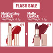 PHOFAY Moisturizing Lipstick & Matte Lipstick Set – Hydrating + Long-Wear, 3.5g (8 Colour Sets)