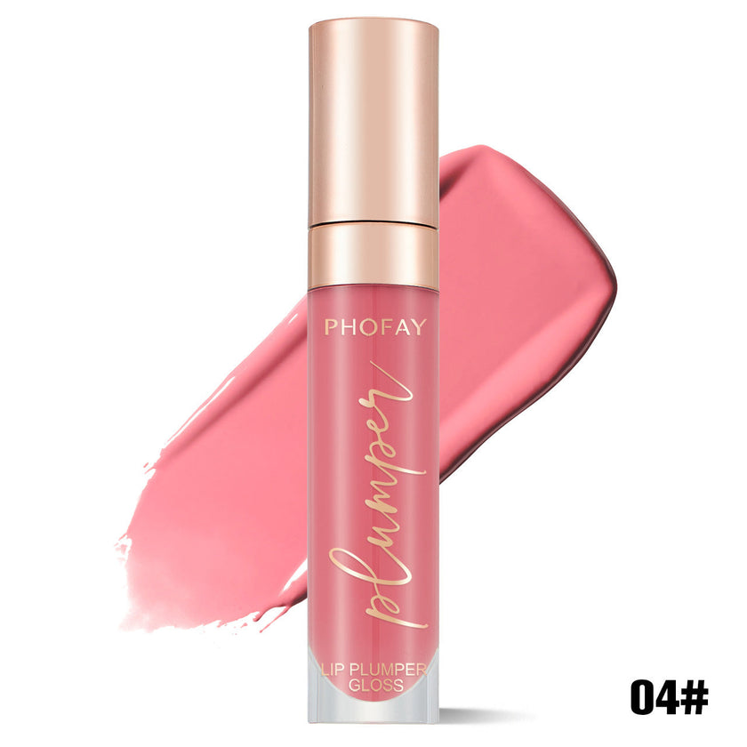 PHOFAY Shiny Lip Plumper Gloss – Plumping & High-Shine Finish, 7ml (13 Shades + Sets)