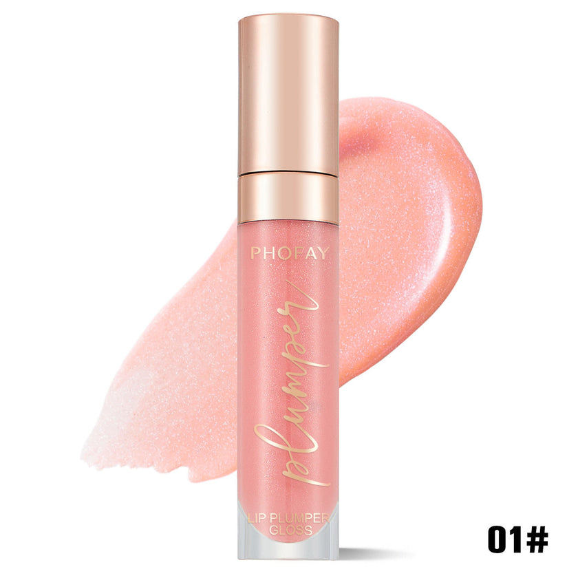 PHOFAY Shiny Lip Plumper Gloss – Plumping & High-Shine Finish, 7ml (13 Shades + Sets)