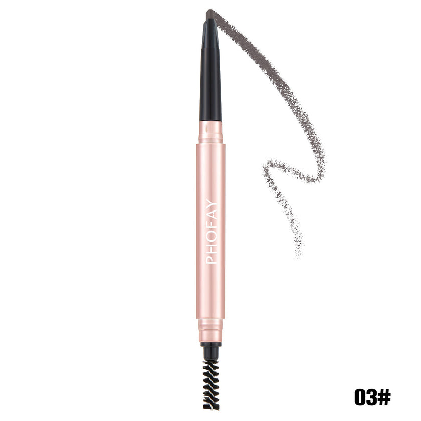 PHOFAY Triangular Eyebrow Pencil – Waterproof, Easy-Fill Brow Definer (4 Shades + Set)
