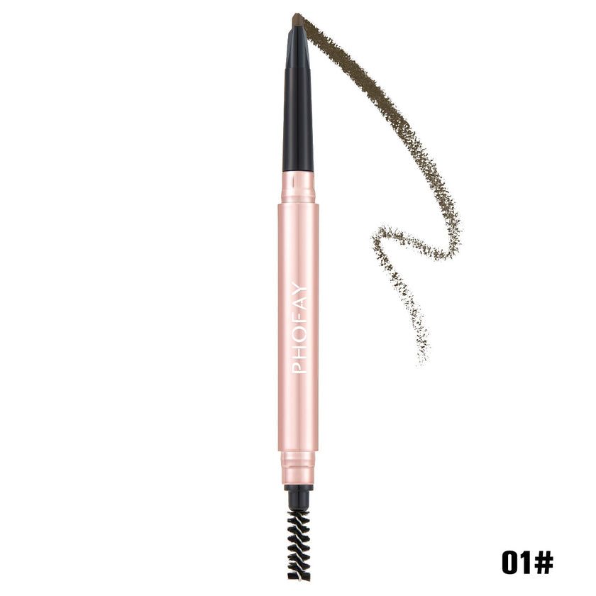 PHOFAY Triangular Eyebrow Pencil – Waterproof, Easy-Fill Brow Definer (4 Shades + Set)