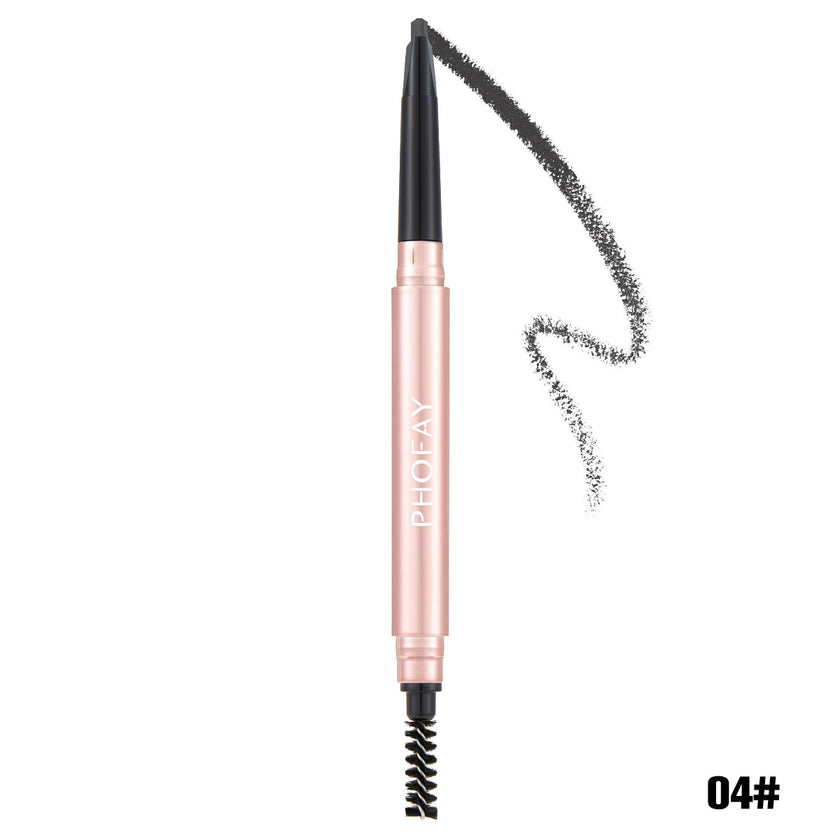 PHOFAY Triangular Eyebrow Pencil – Waterproof, Easy-Fill Brow Definer (4 Shades + Set)