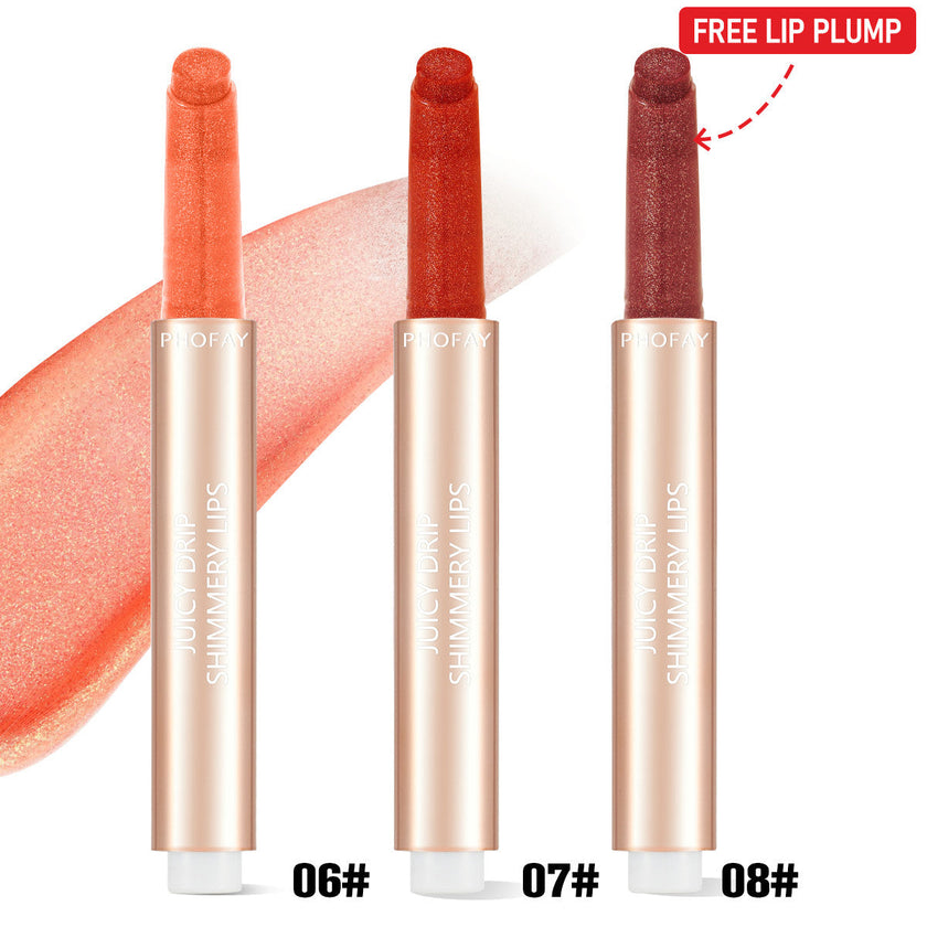 PHOFAY Juicy Lip Plump Set – Hydrating Lip Plumper with Color (2 & 3-Piece Sets)