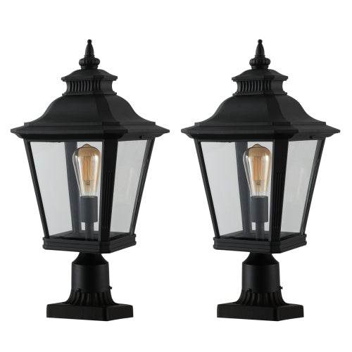 Outdoor Glass Pillar Headlights exterior decor Landscape Pathway Lighting