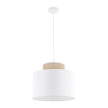 Duo White Jute Scandinavian Pendant Ceiling Light for Kitchen Island, Dining Room & Natural Interiors