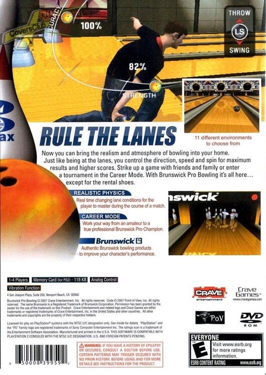 Brunswick Pro Bowling (usagé)