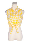LUSH Women Crop Tops Regular fit in Yellow - S