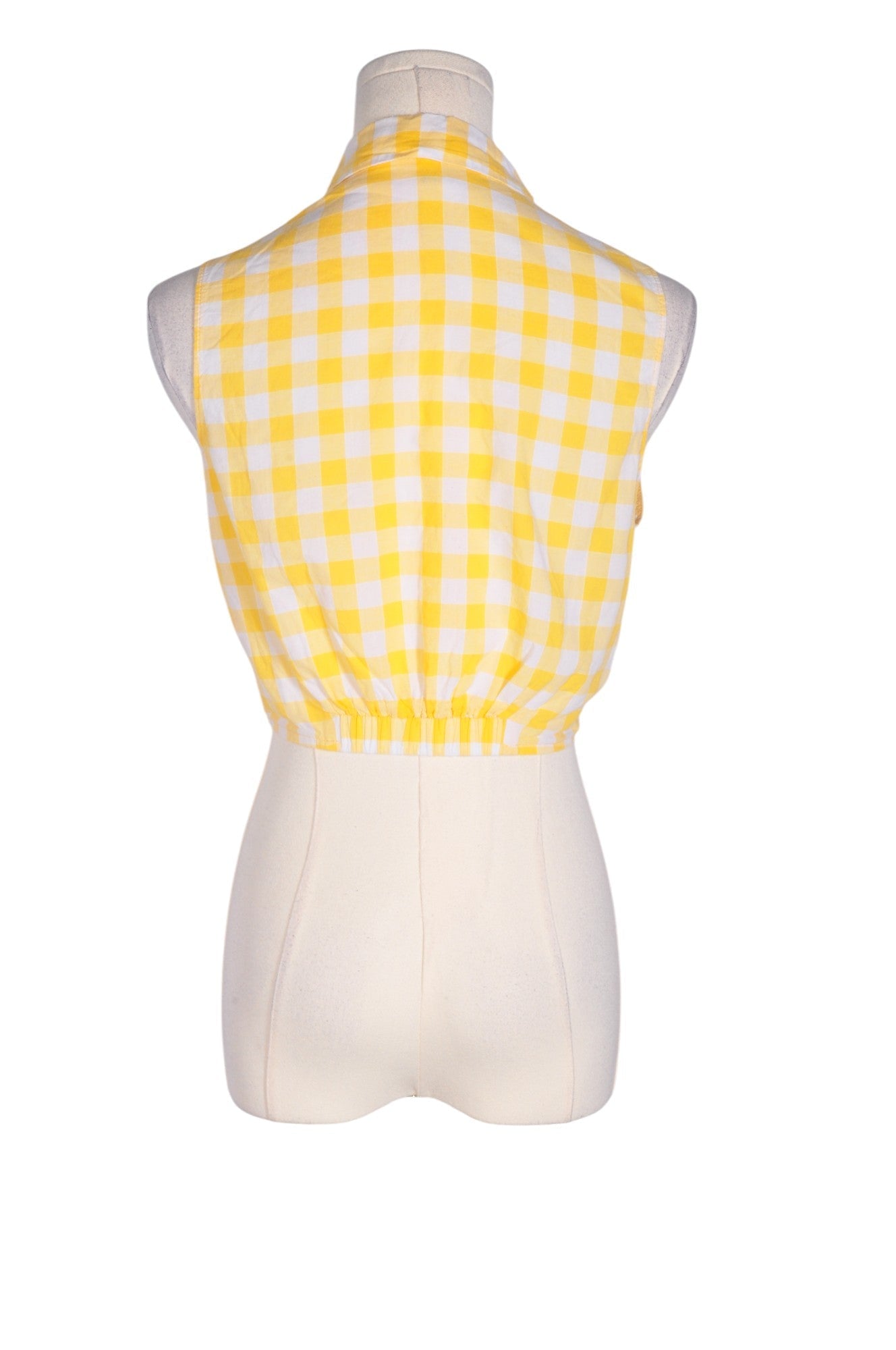 LUSH Women Crop Tops Regular fit in Yellow - S