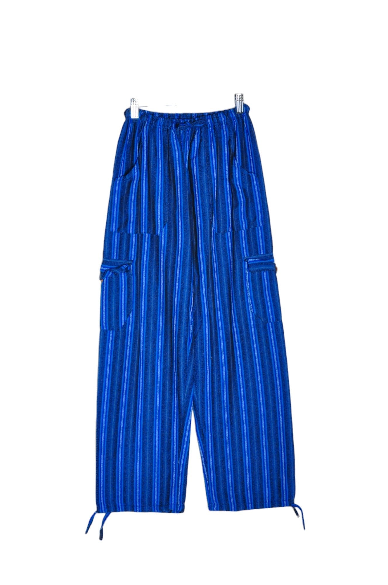 UNBRANDED Women Cargo Pants Regular fit in Blue - S