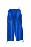 UNBRANDED Women Cargo Pants Regular fit in Blue - S