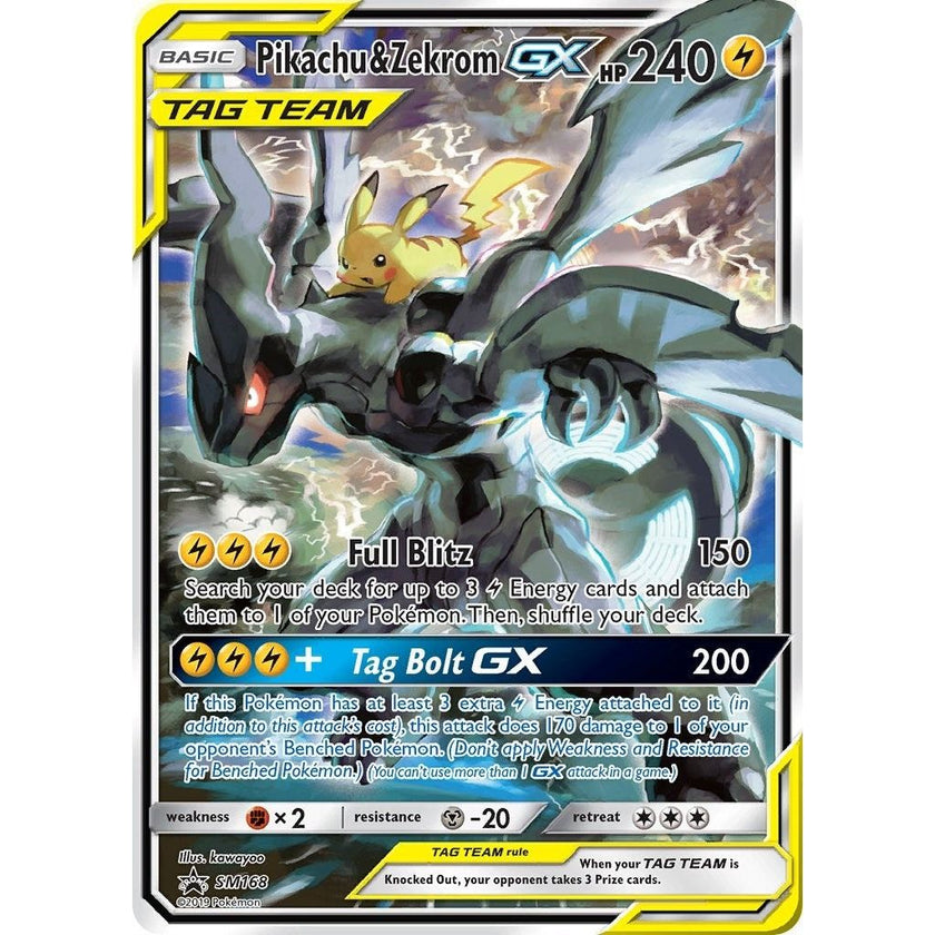 Pikachu & Zekrom GX (SM168) (SMP)