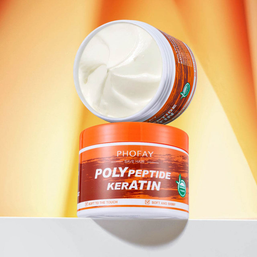PHOFAY Polypeptide Keratin Smoothing Hair Mask – Burnt Hair Restoration Cream