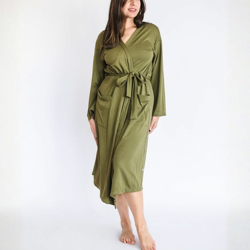 Ladies’ Bamboo Robe | Antique Floral