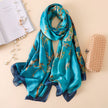 Women's Summer Sunscreen Silk Shawl Scarf – Lightweight UV Protection Travel Wrap | Canada & USA