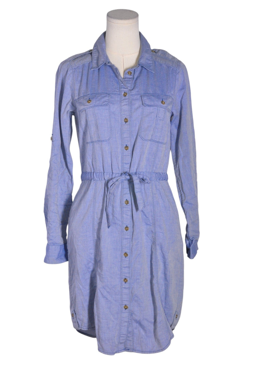 GAP Women Wrap Dresses Regular fit in Blue - S