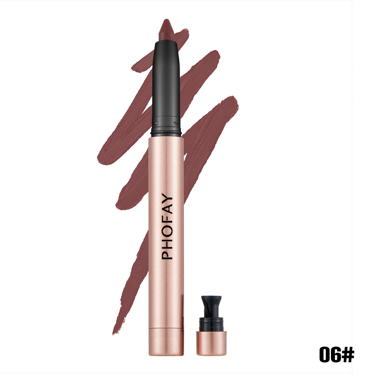 PHOFAY Matte Lip Liner Lipstick Pen – 8 Shades + Full Set