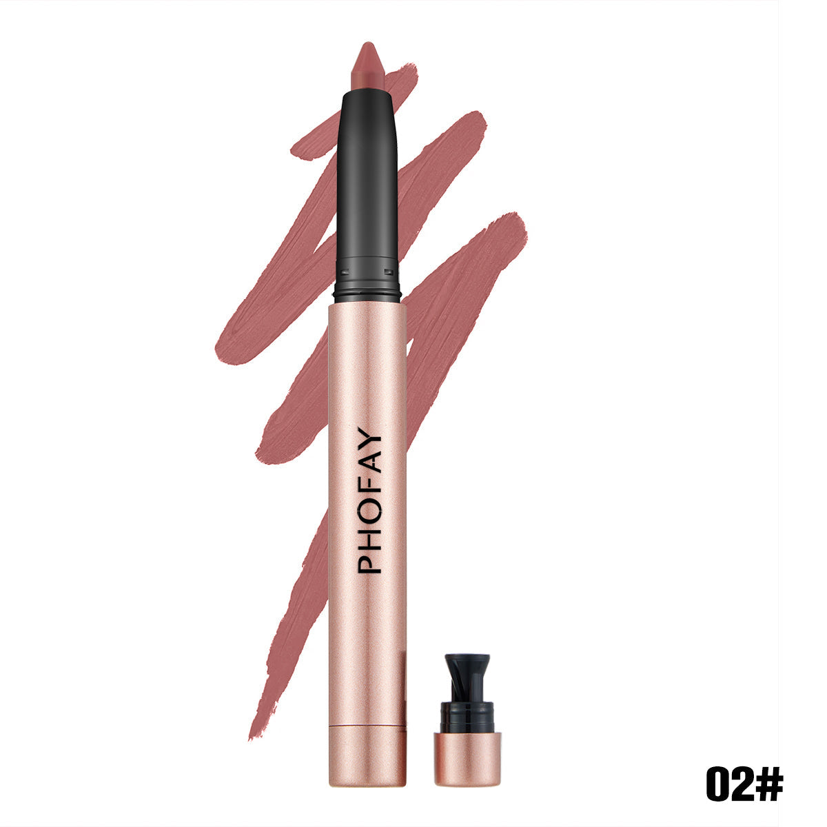 PHOFAY Matte Lip Liner Lipstick Pen – 8 Shades + Full Set